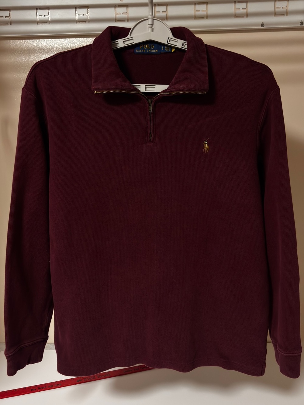 Ralph Lauren Polo Maroon/Burgundy Mens Sweater